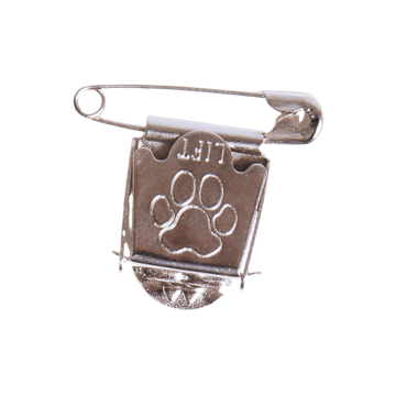 Show Tech Number clip with paw print