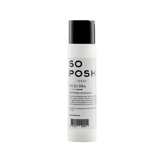 I'm So Silky Shampoo fra SO POSH 250 ml. Shampoo til drop coat og silky coat. Fås kun hos GroomUs.