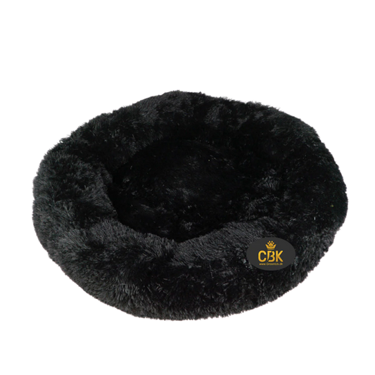 LUXURY DONUT WITH ZIPPER AND REMOVABLE COVER BY CBK IN BLACK