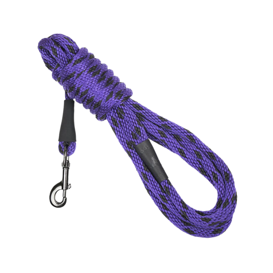 TRACK LEASH BLACK ICE PURPLE 9MM