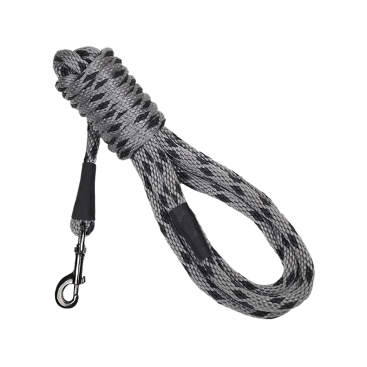 TRACK LEASH BLACK ICE SILVER 9MM