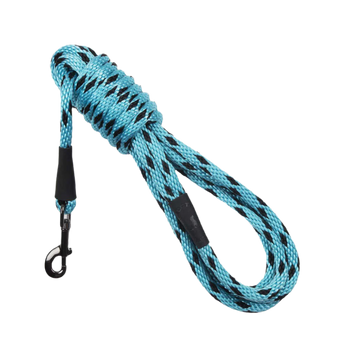 TRACK LEASH BLACK ICE TURQOUISE 13 MM