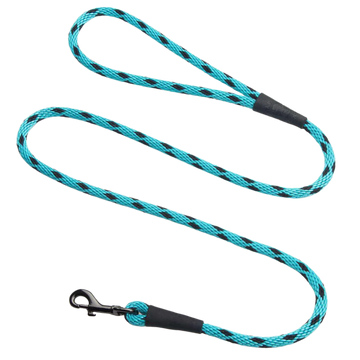 SNAP LEASH BLACK ICE TURQOUISE 9MM