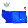 Ashley Craig Microfiber Drying Towel Coat - Cobalt Blue