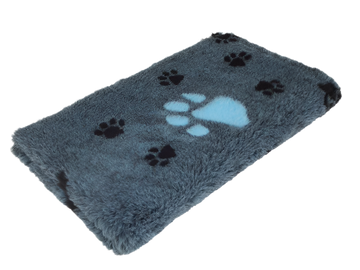 NON-SLIP VETBED BLUE MELANGE WITH LARGE PAWS