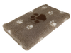 CBK Non-slip vetbed brown melange with large paws