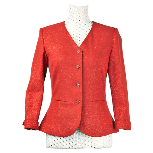SAFAK BLING BLAZER RED