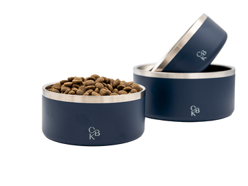 CBK Food & Water Bowls – Blue