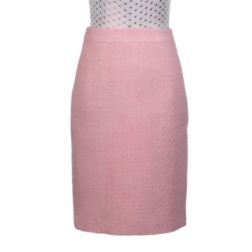CBK Suits New Tweed Look Skirt - Light Pink
