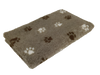 CBK Non-slip vetbed brown melange with 2 colored paws