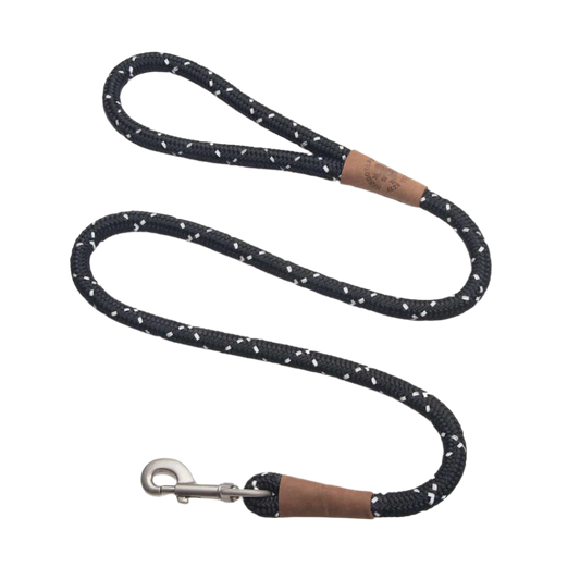 SNAP LEASH NIGHT-VIZ BLACK 13 MM