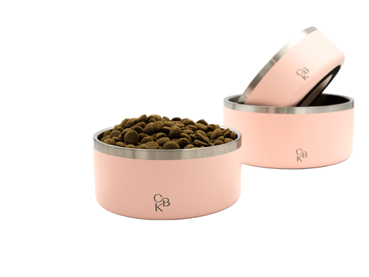 CBK Food & Water Bowls – Pink