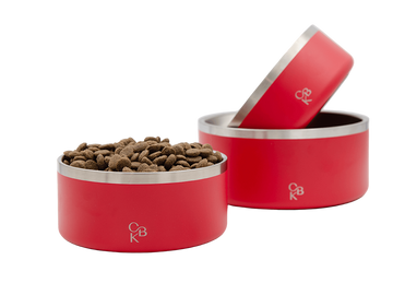 CBK Food & Water Bowls – Red