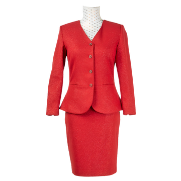 SAFAK BLING SUIT RED