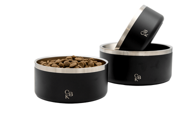 CBK Food & Water Bowls – Black