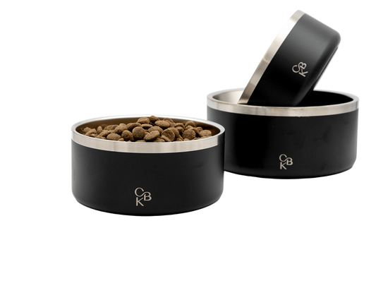 CBK Food & Water Bowls – Black