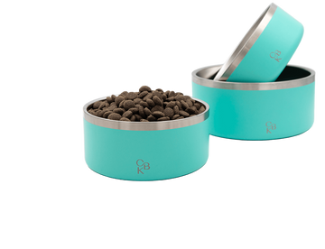 CBK Food & Water Bowls – Turquoise