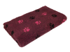 NON-SLIP VETBED PLUM WITH 2 COLORED PAWS