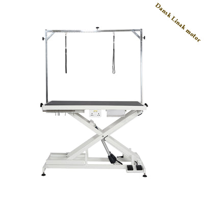 Elektrischer Trimmtisch PRO - Neuestes Modell, Tischplatte 124 cm x 66 cm 